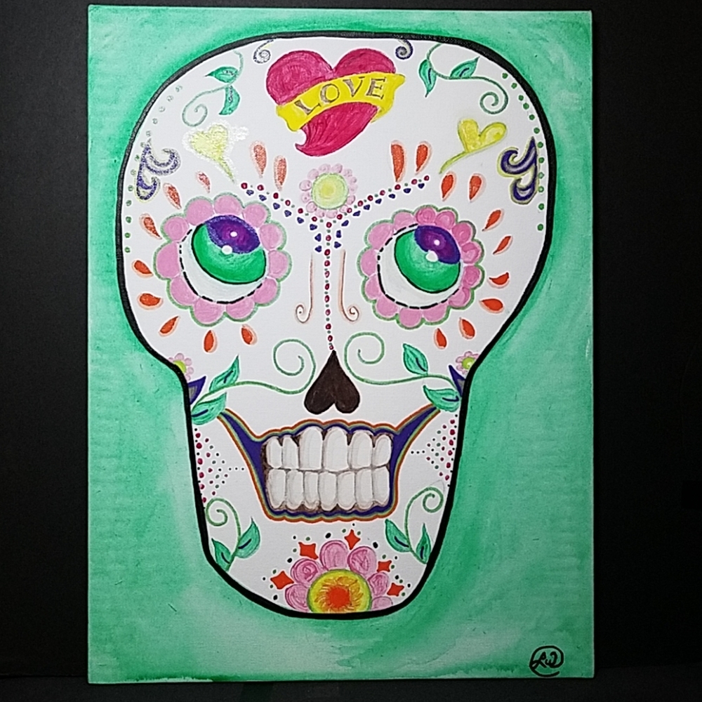 Sugary Love Skull